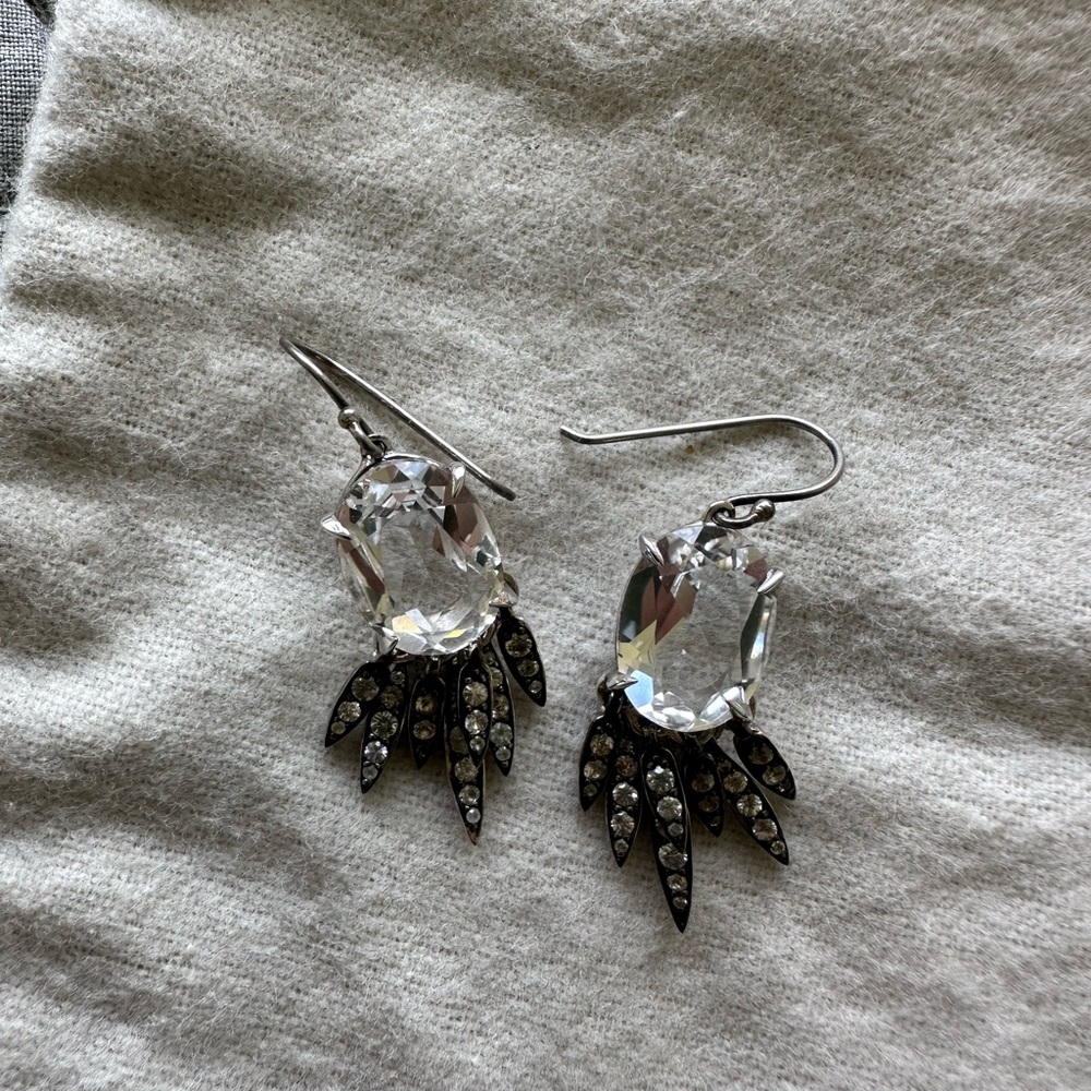 Alexis Bittar Fine Fringe Drop Earrings